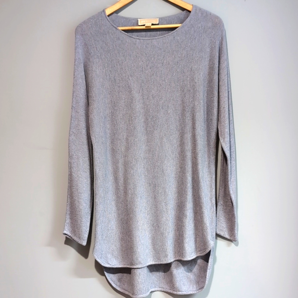 🌈5/$20🌈Bundle!😍Micheal Kors Long Knitted Sweater Pale Blue Size Medium
